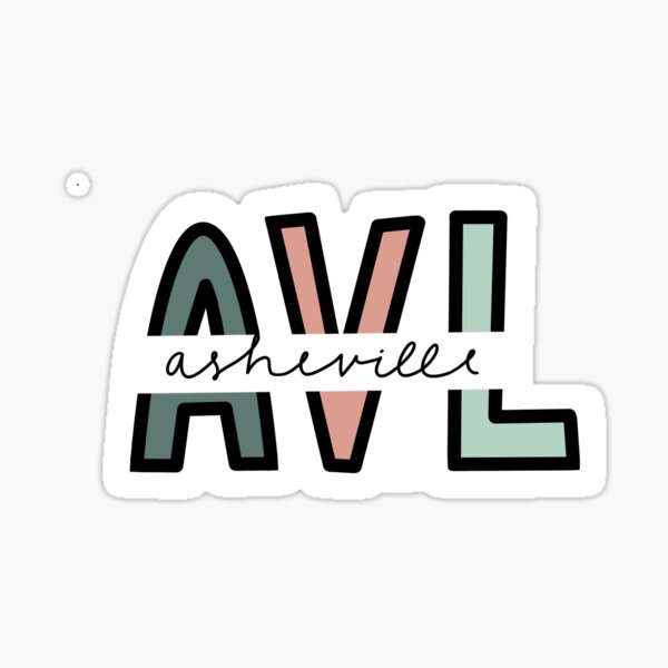 Item preview, AVL (terra-cotta colored) Sticker designed and sold by Claire Lim.