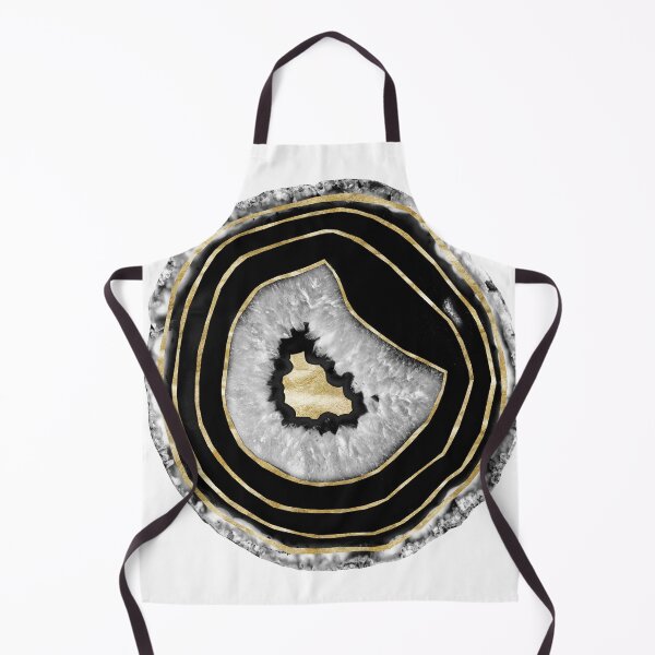Item preview, Moon Stone Agate Gold Foil Glam #2 #gem #decor #art designed and sold by Anita's & Bella's Art.