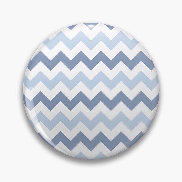 Item preview, White & Blue Chevron designed and sold by an-design.