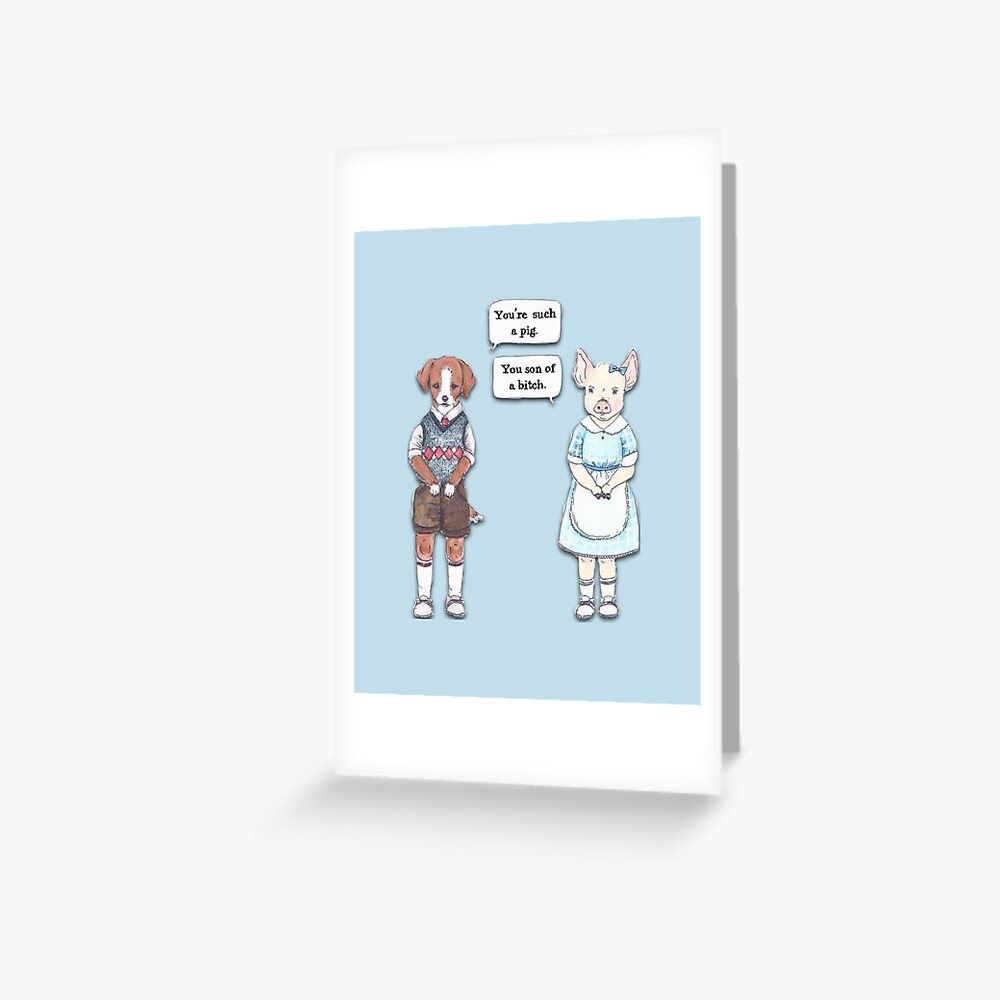 Animal Puns Greeting Card