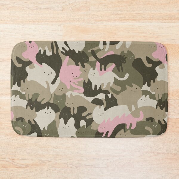 Item preview, CATmouflage - Light Pink Army Pattern designed and sold by vomaria.