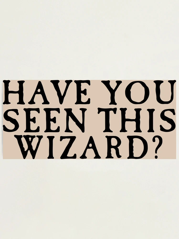 Have You Seen This Wizard? – Mais um Leitor