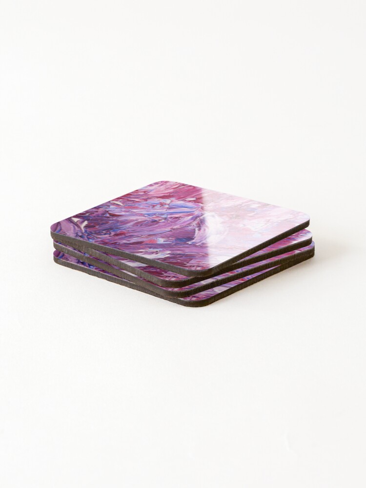 Thumbnail 4 of 5, Coasters (Set of 4), smudge designed and sold by Basic310.
