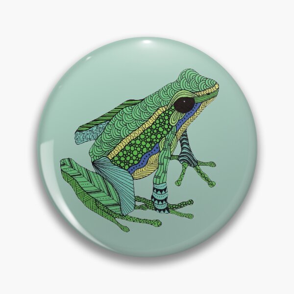 Item preview, Green frog designed and sold by Karen  Todman -Aroca Designs-.