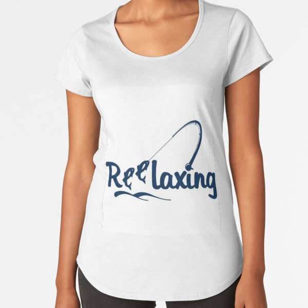 volver a relajar Camiseta premium de cuello ancho