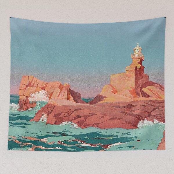 Item preview, Vintage french poster - Ile de Bréhat designed and sold by DejaVuStudio.