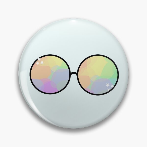 Item preview, starry eyed rainbow glasses designed and sold by Uniquely Modern Art.