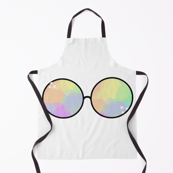 Item preview, starry eyed rainbow glasses designed and sold by Uniquely Modern Art.