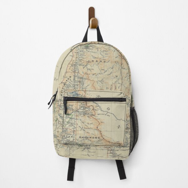 Item preview, Vintage Map of Idaho (1891) designed and sold by BravuraMedia.