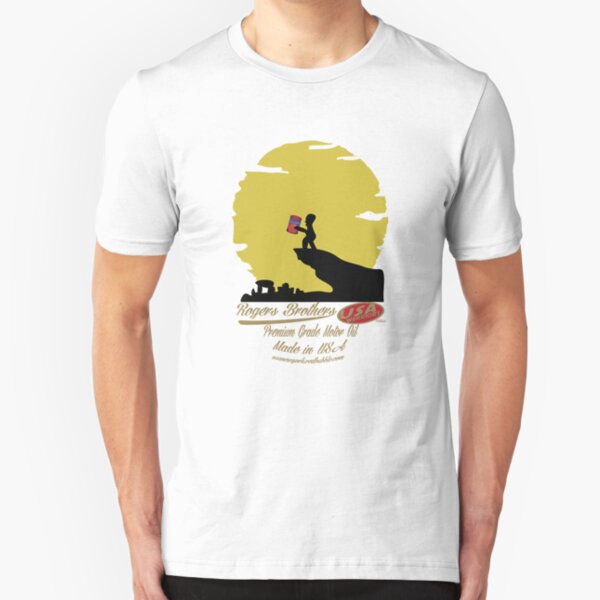 uk cotswolds motor oil by rogers bros Slim Fit T-Shirt