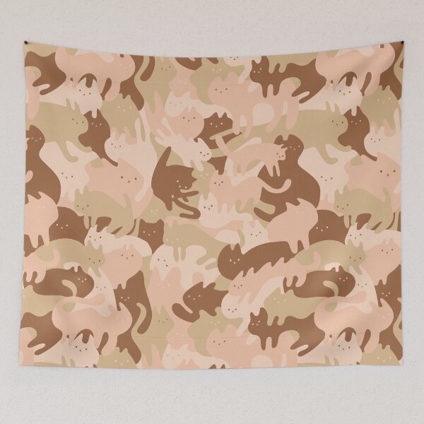Item preview, CATmouflage - Desert Army Pattern designed and sold by vomaria.