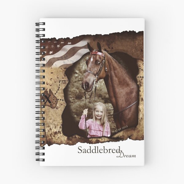 Item preview, RF American Saddlebred Dream Horse Scroll designed and sold by RedFrontier.