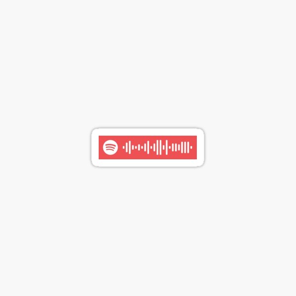 Lewis Capaldi Someone You Loved Spotify Code Sticker by alexaartss
