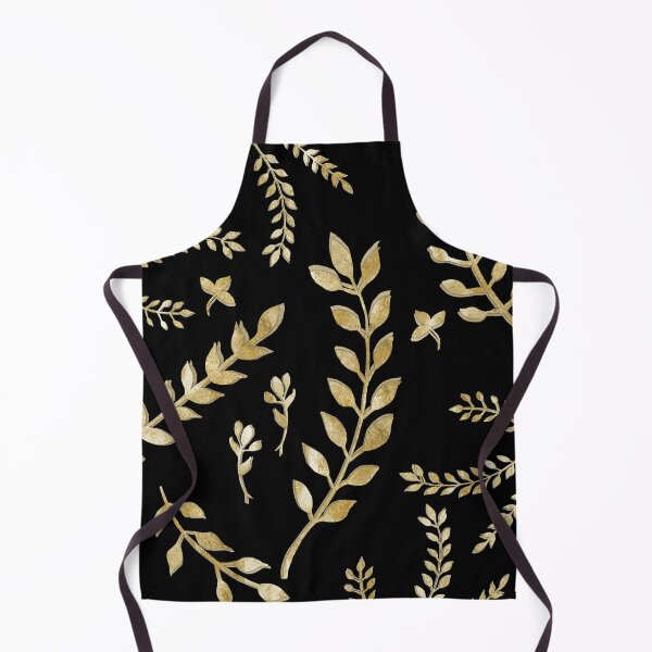 Item preview, Gold Leaves Pattern #1 #drawing #decor #art designed and sold by Anita's & Bella's Art.