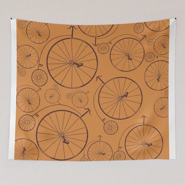 Item preview, Vintage cycle repeating mustard designed and sold by Bhargavi  Balachandran.