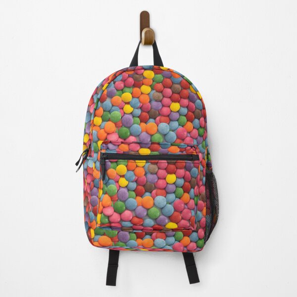 Sugar-Coated Milk Chocolate Real Candy Photo Pattern Backpack