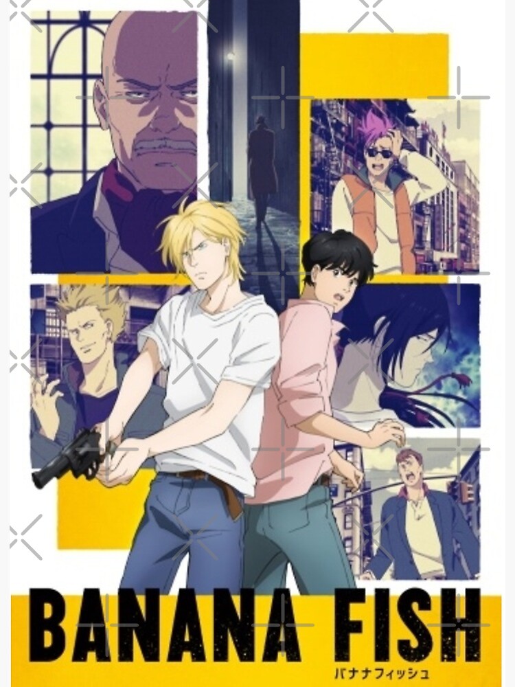 BANANA FISH official poster cover design | Art Board Print