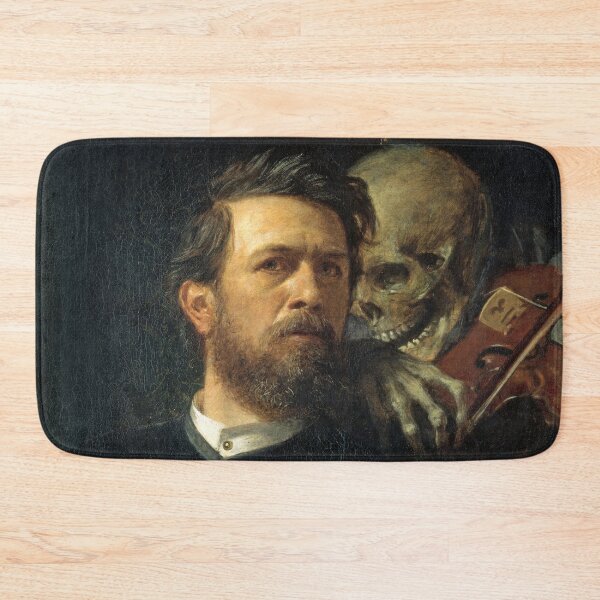 Item preview, Self-Portrait with Death as a Fiddler - Arnold Bocklin - 1872 designed and sold by CJET.