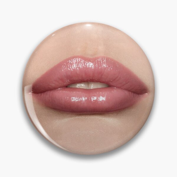 Item preview, Pink Kissing Lips, Iridescent violet kiss designed and sold by Mavesha.