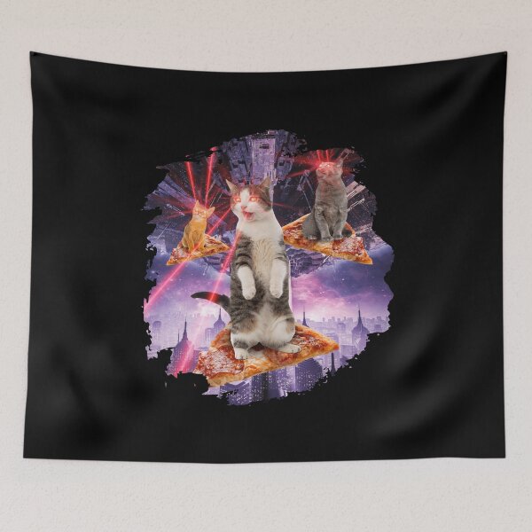 Item preview, Laser Cats Pizza Kitties designed and sold by MooonTees.
