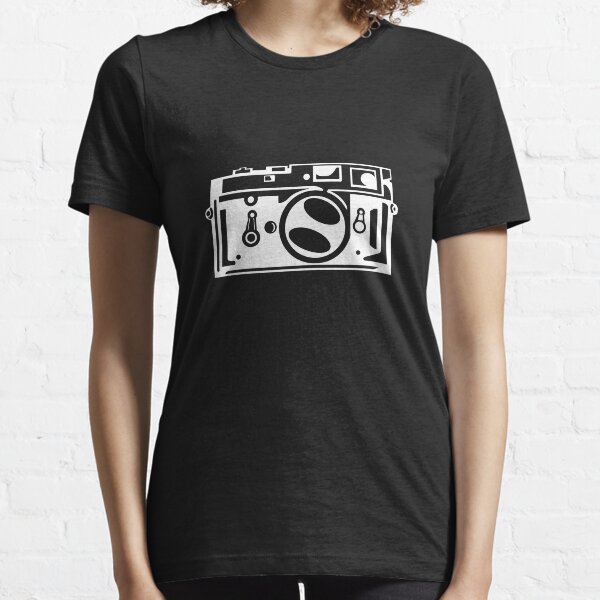 Classic Leica M3 Camera Design WHITE INK for DARK TEES Essential T-Shirt