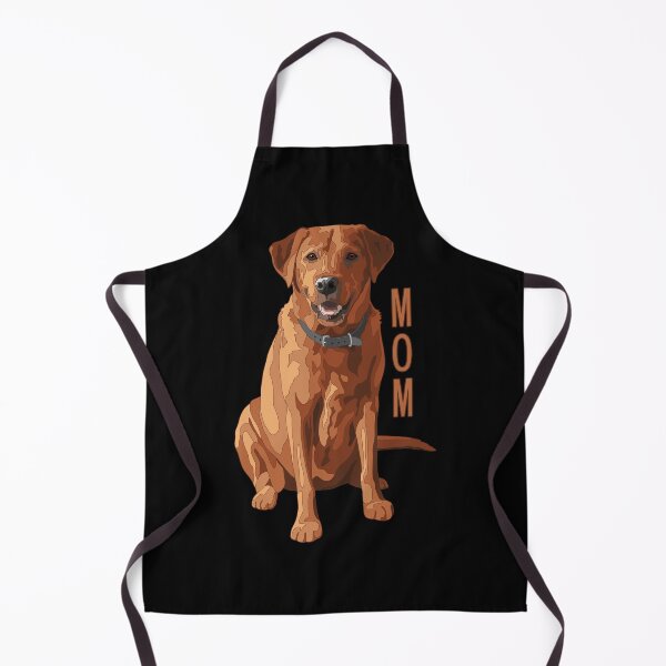 Lab Mom Fox Red Labrador Retriever Dog Apron