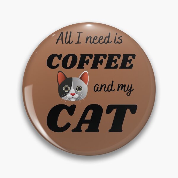 Item preview, Cute All I need is coffee and my cat designed and sold by TopplundDesigns.