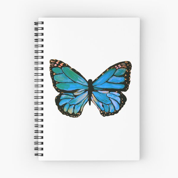 Item preview, Aqua and Teal Monarch designed and sold by paintedprints.