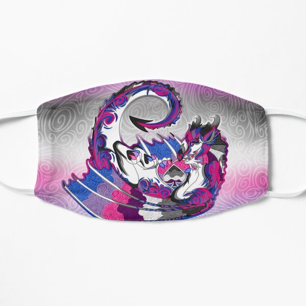 Biromantic Asexual Pride Dragon Mask
