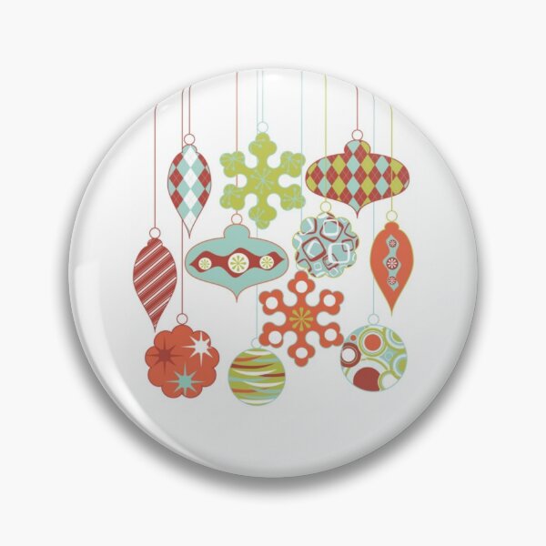 Item preview, Retro Christmas Ornaments designed and sold by Kristina Gale.