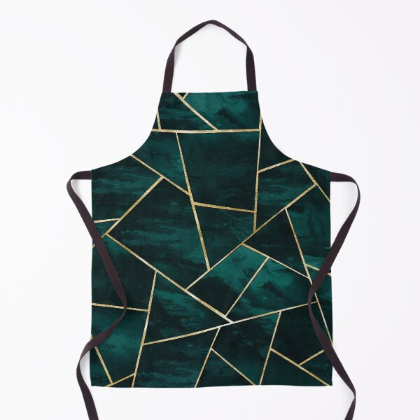 Item preview, Dark Teal Ink Gold Geometric Glam #1 #geo #decor #art designed and sold by Anita's & Bella's Art.