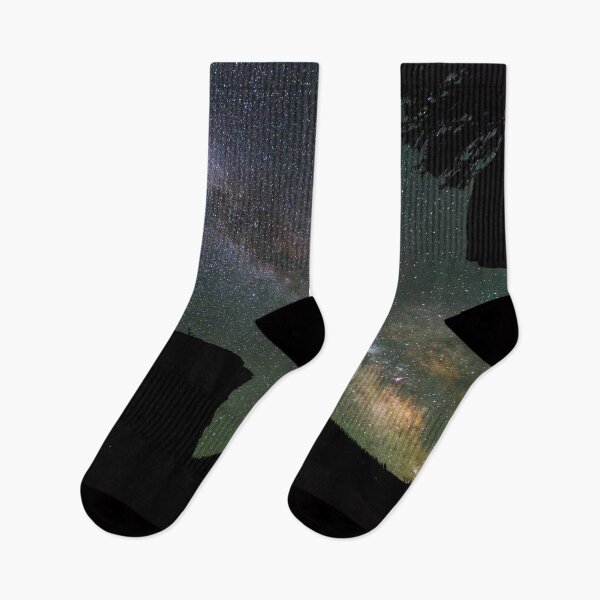 Item preview, Milky Way Over Mammoth Hot Springs designed and sold by HeadRubble.
