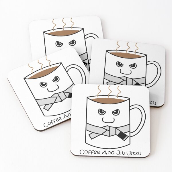 Item preview, Cute Coffee and Jiu-jitsu Mug - White Belt designed and sold by AJ-DesignCo.