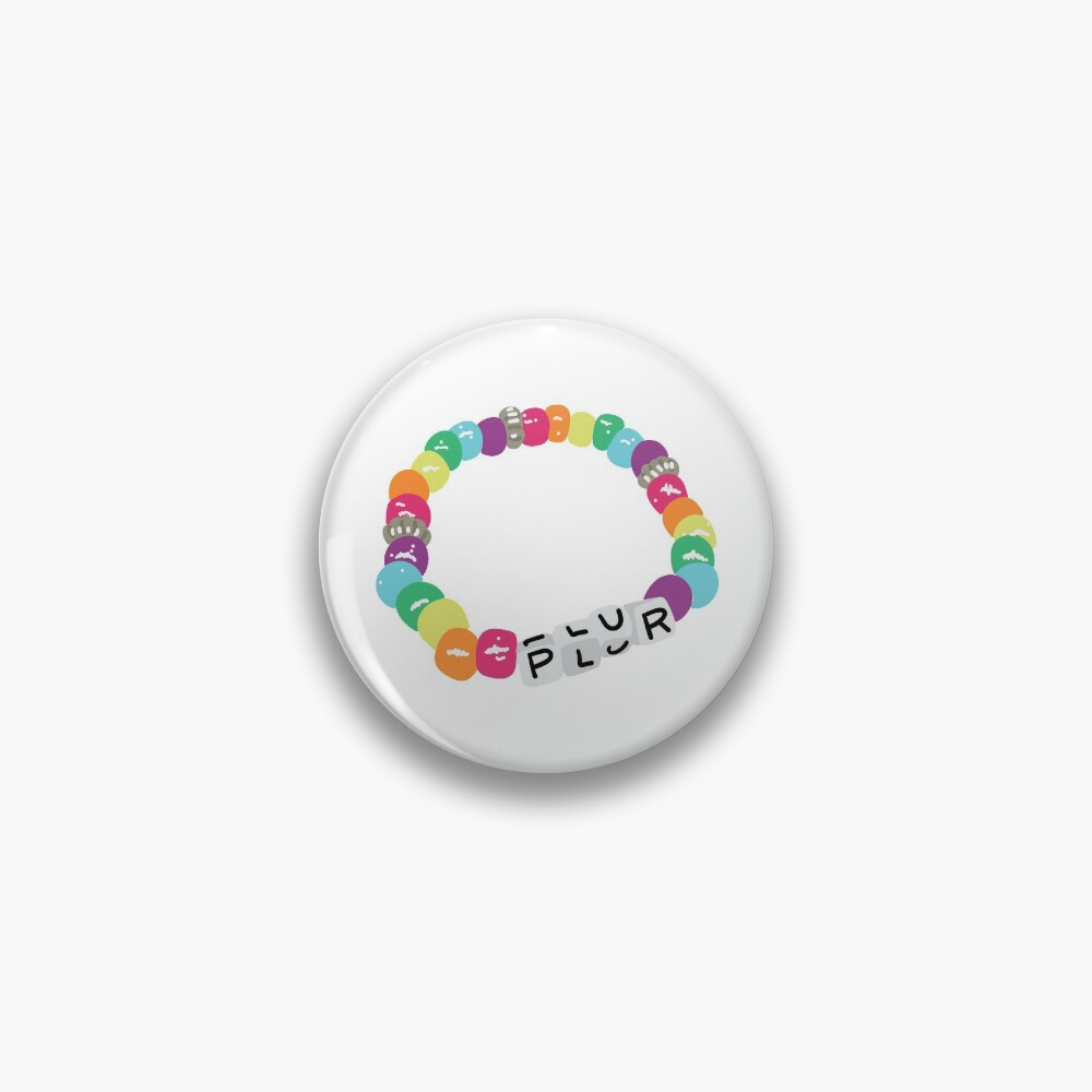 PLUR Rave Kandi Pin for Sale by itzkimmyright