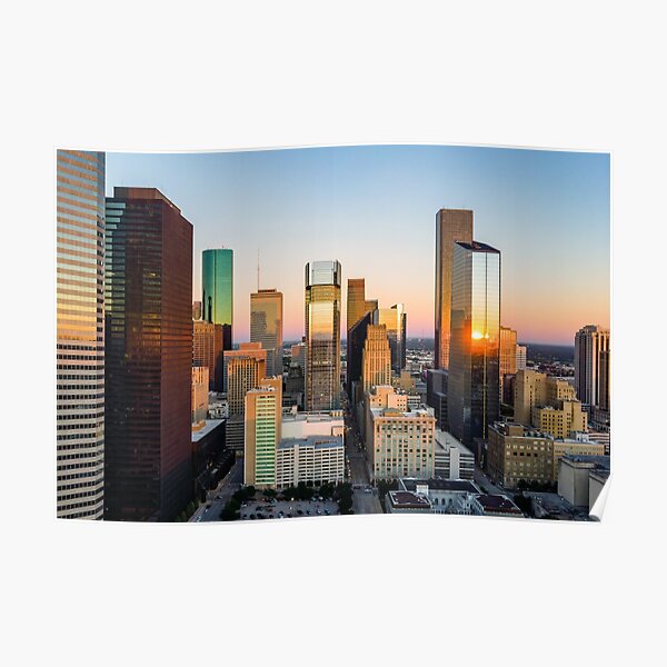 Minute Maid Park skyline, The Houston skyline with the Hous…