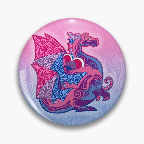 Item preview, Bi Pride Dragon designed and sold by Markaleb.
