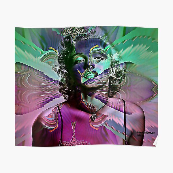 Marilyn Monroe Fractal Poster For Sale By Annabellerockz Redbubble 3855