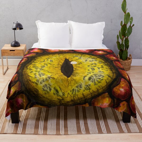 Item preview, The Crimson Dragon with Yellow Eye designed and sold by Lynn Harriet.