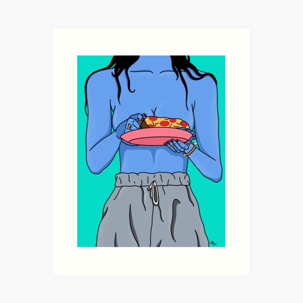 Item preview, Pizza and Quarantine designed and sold by Alexbarkbark.