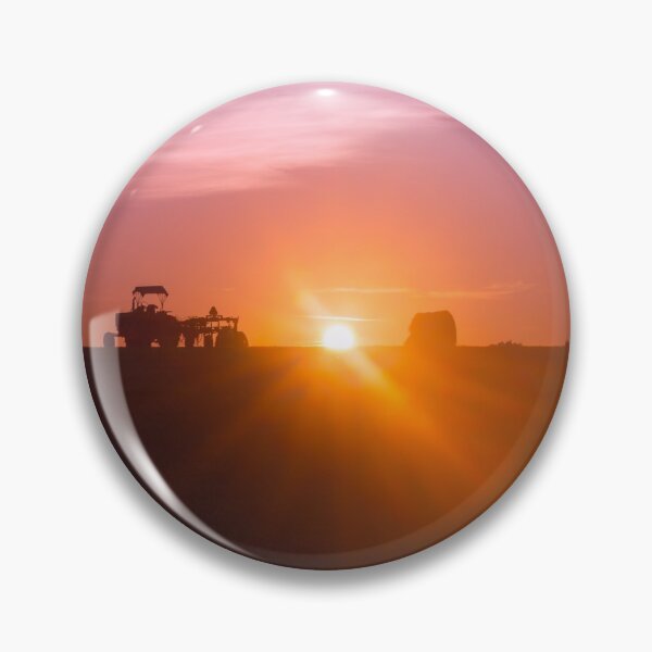 Item preview, Missouri sunset over a hayfield designed and sold by nscphotography.