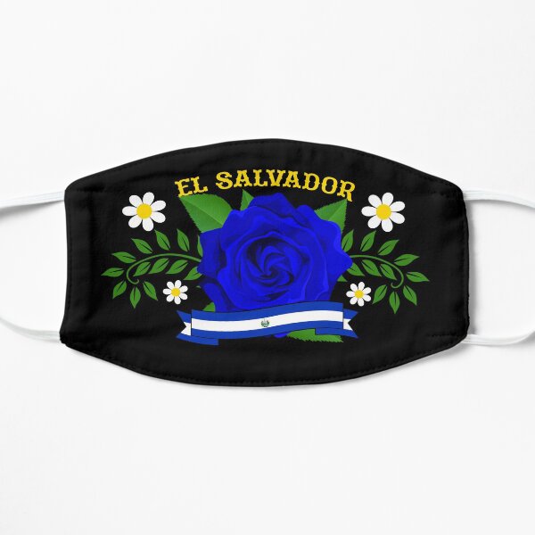 Protégete a ti mismo y a los demás con esta hermosa máscara facial de El Salvador Mascarilla plana