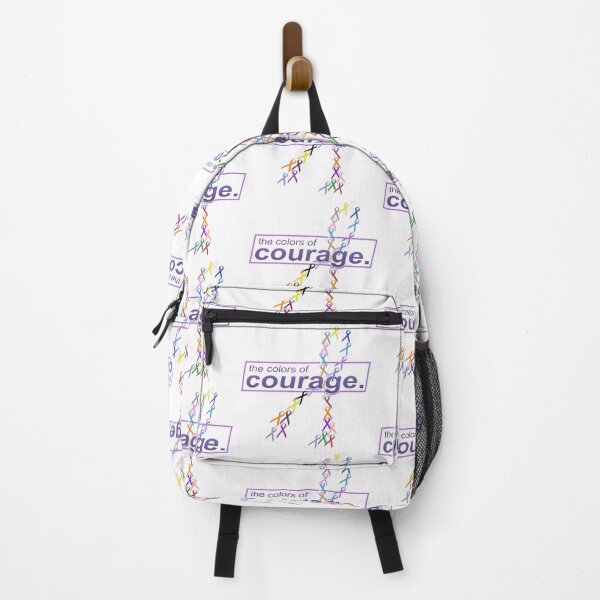 Item preview, The Colors of Courage Cancer Awareness Ribbons Illustration designed and sold by hobrath.