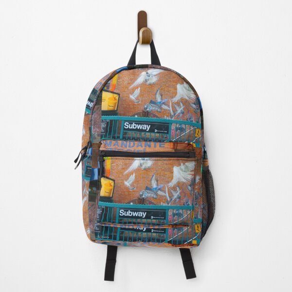Item preview, Graffiti in NYC - Wall painted 9 - Subway station designed and sold by AHELENE.
