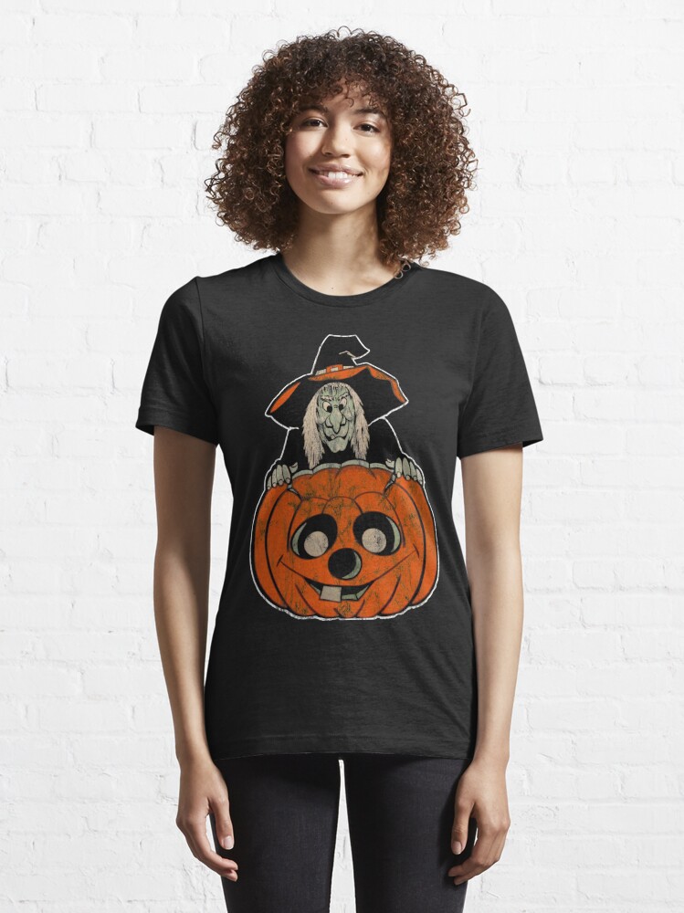 Vtg Basic Editions Halloween Pumpkin T Shirt Large Trick Or Treat