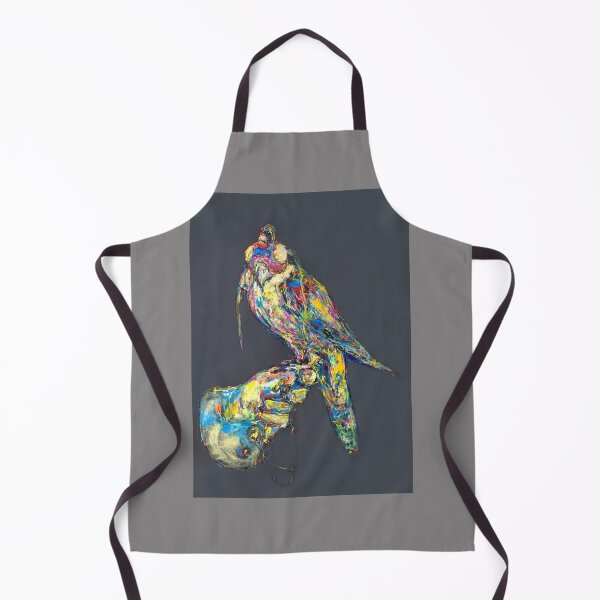 Item preview, Hawk with hood on gray designed and sold by Nicole Leidenfrost.
