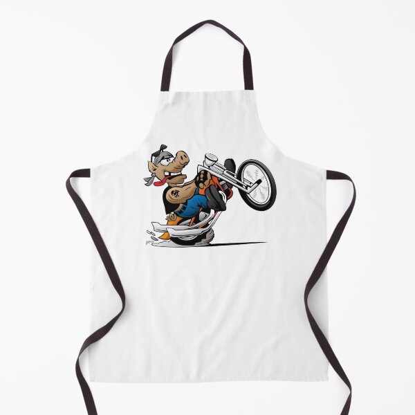 Item preview, Biker Hog Motorcycle Cartoon designed and sold by hobrath.