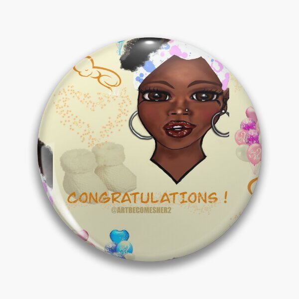 Item preview, Baby On The Way - Congratulations Card!!! designed and sold by ArtBecomesHer2.