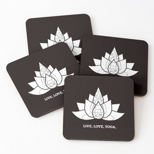 Item preview, LOVE, LIVE, YOGA  designed and sold by Ashalcheema.