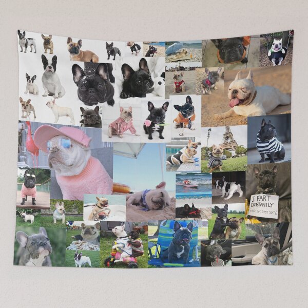 Item preview, French Bulldog Collage designed and sold by Yviemakes.