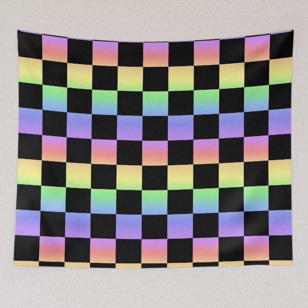 Item preview, rainbow checkerboard designed and sold by prismatic paper co.